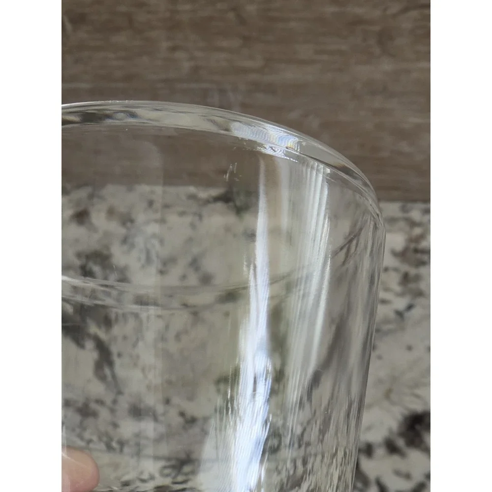 Vera Wang Wedgwood Double Old Fashioned Heavy Glasses Frosted Bottom Set of 2